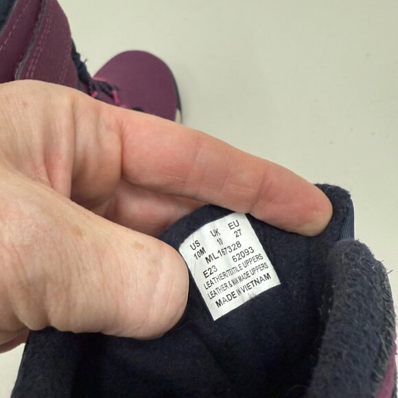 Merrell Snow Bank Jr Waterproof Winter Boots Shoes ML167328 Toddler Girl size 10 - Picture 4 of 7